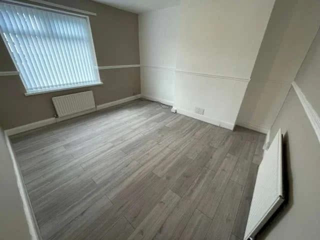 Bedroom prepared for letting